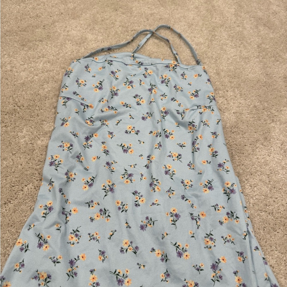 Floral Halter Dress